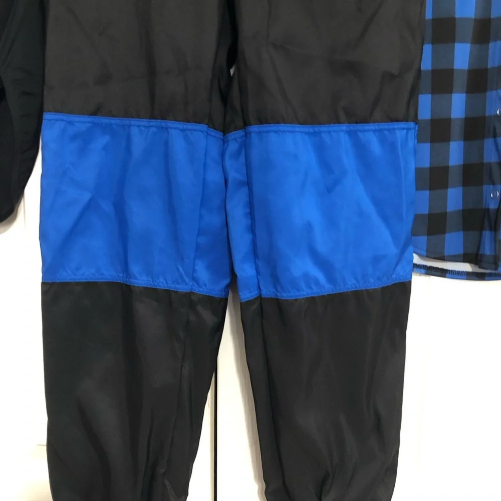 Weissman Dance‎ costume three piece check shirt hip hop pants jazz large child.